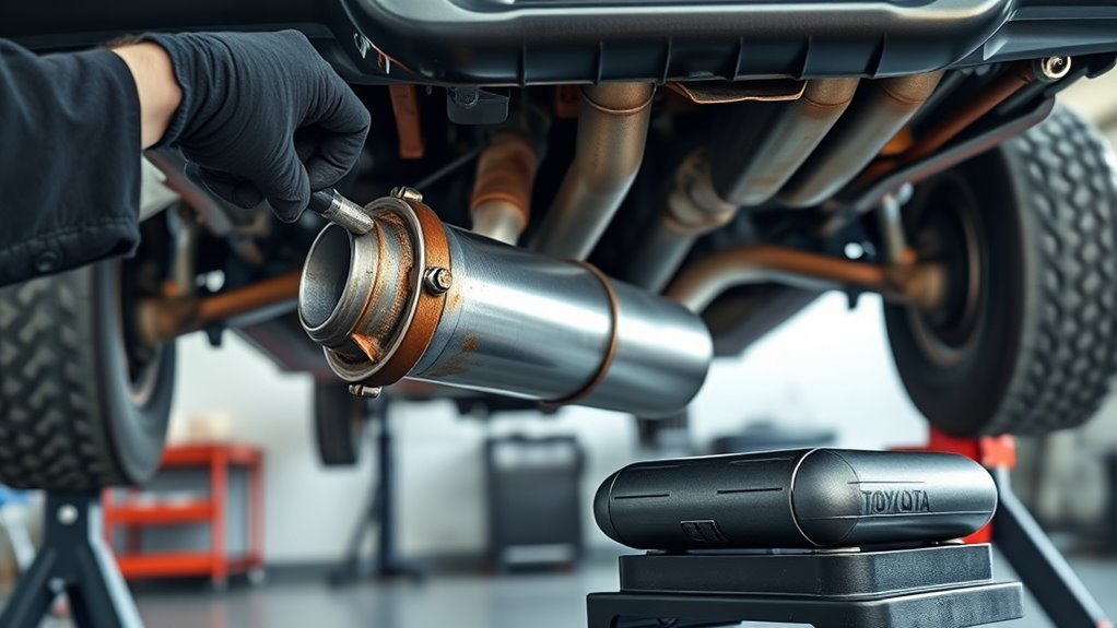 replace tacoma catalytic converter