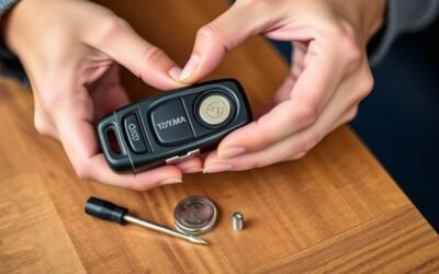 replace tacoma key fob battery