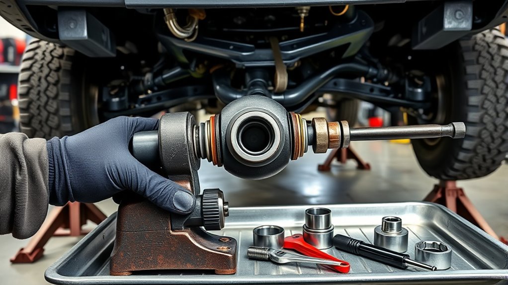 replace tacoma u joints easily