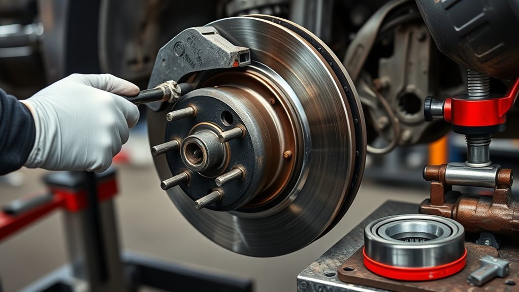 replace tacoma wheel bearing