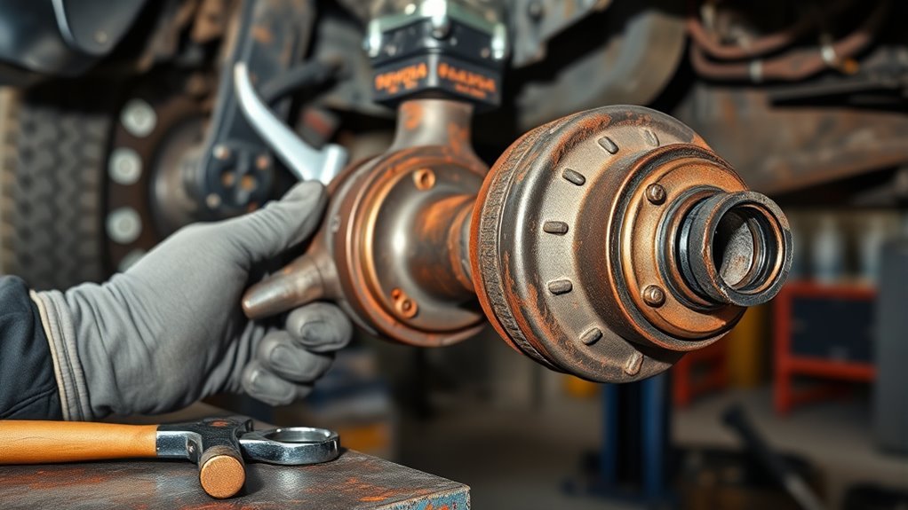 replace worn tacoma u joints