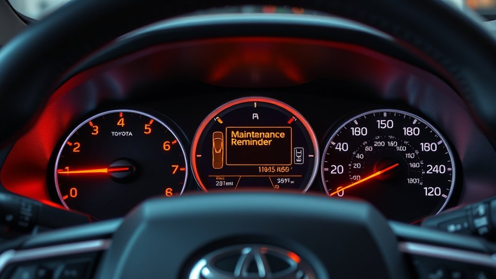 reset camry maintenance light