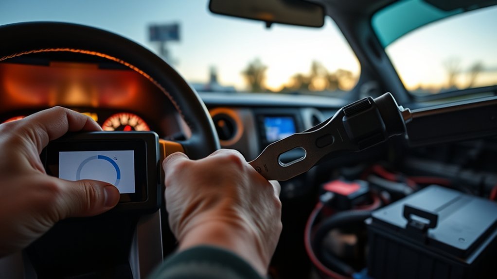 reset maintenance light safely