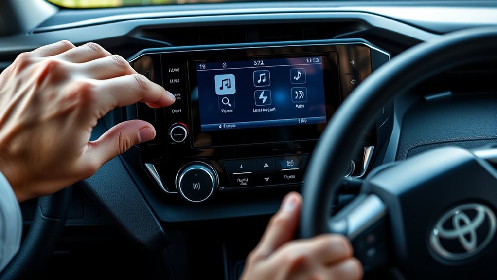 reset rav4 infotainment system