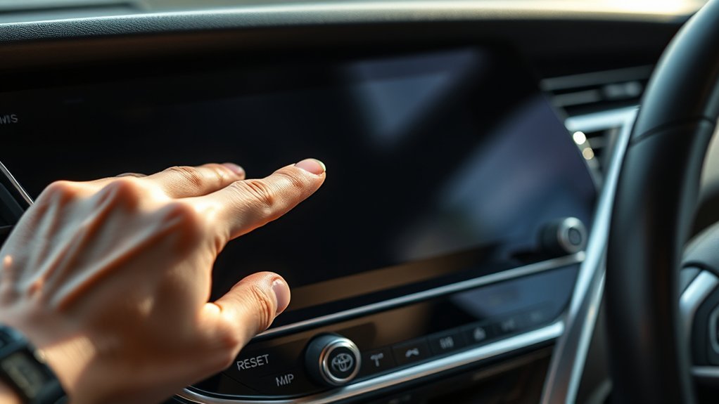 reset toyota camry infotainment