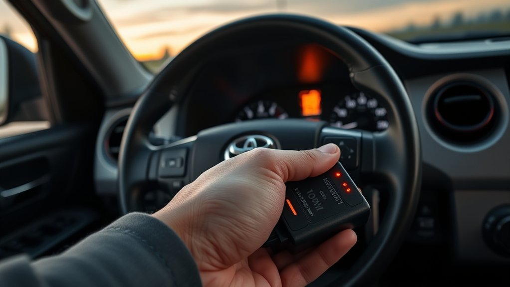 reset toyota tundra light