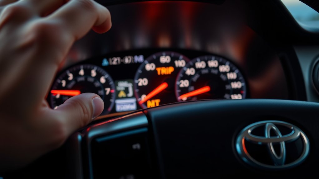 reset tundra maintenance light