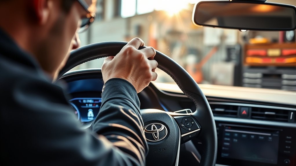 resetting camry steering sensor