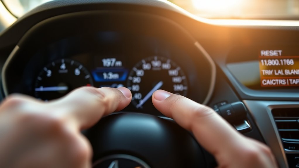 resetting hyundai sonata trip