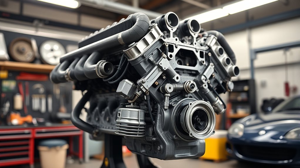 robust turbocharged inline six engine