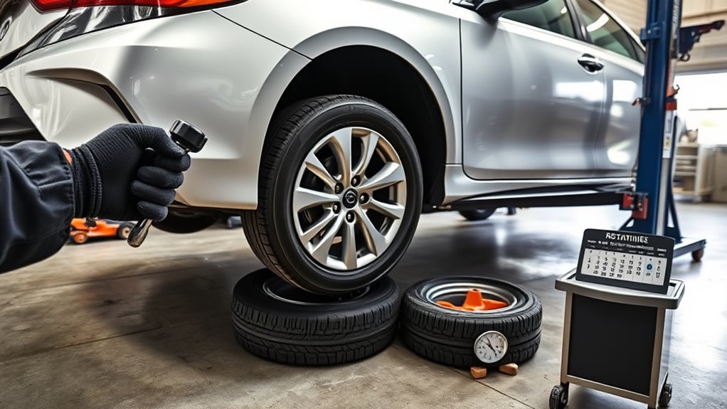 rotate tires every 5 000 miles