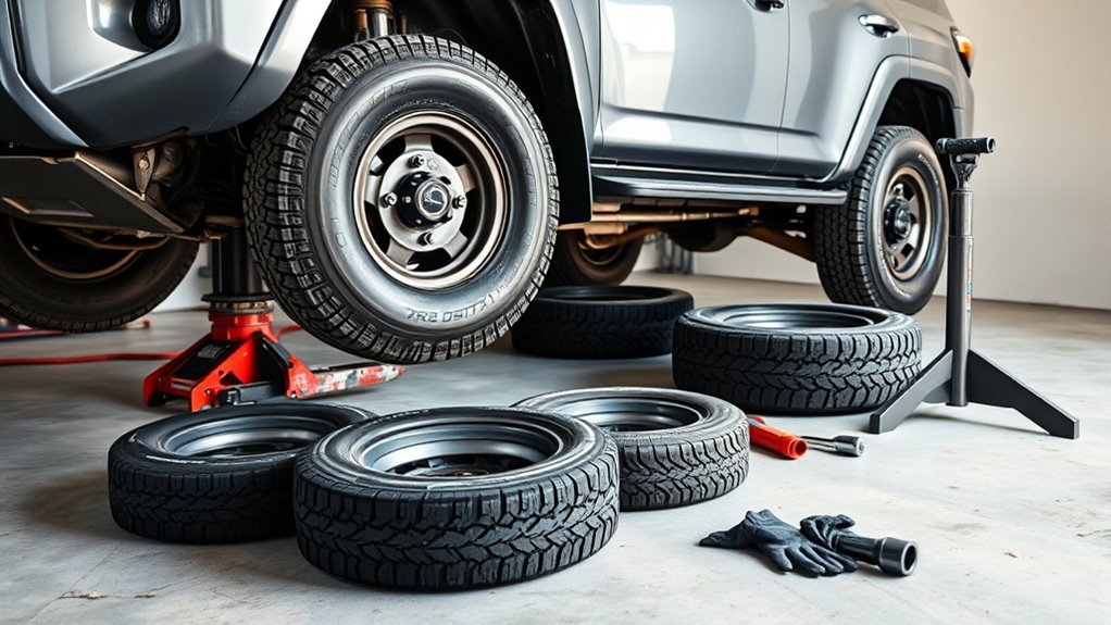 Toyota 4Runner tire rotation helps even out tread wear