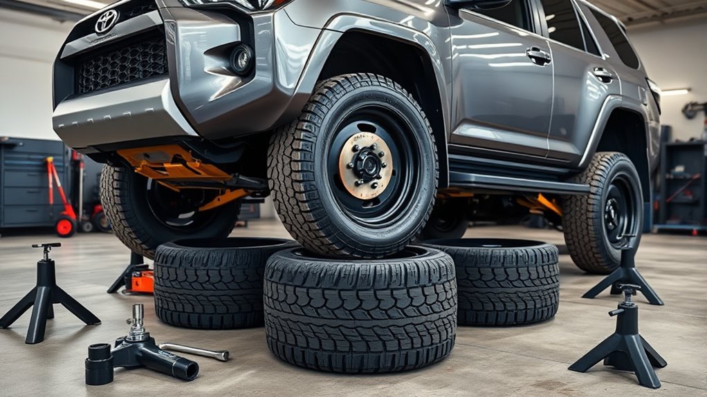 rotate tires on 4runner