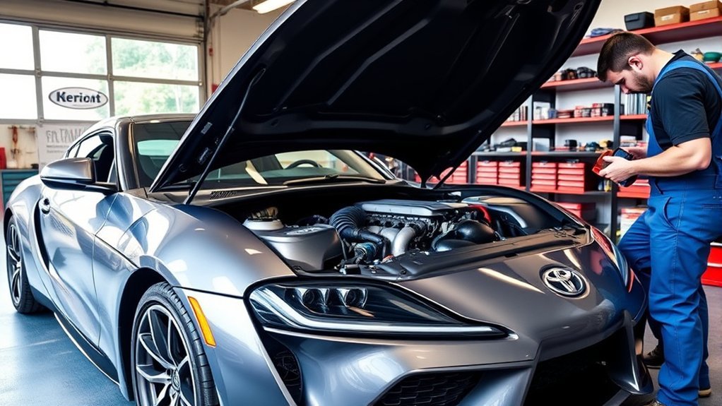 Toyota Supra rough idle symptoms such as shaking and unstable rpm