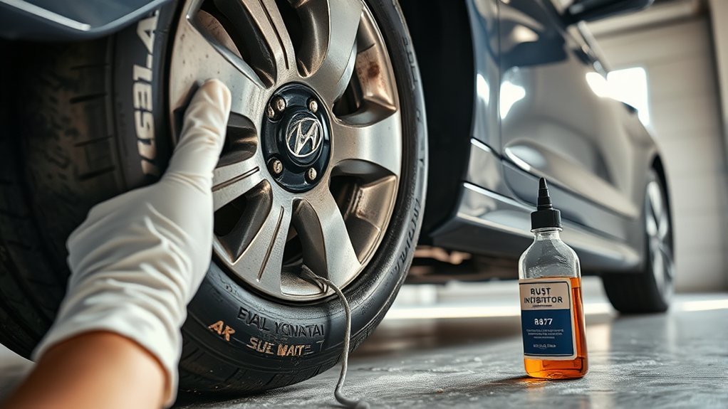 Routine Hyundai Sonata underbody inspection for early corrosion