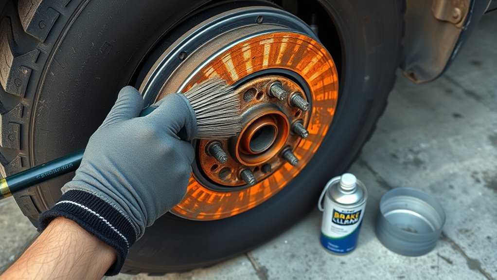 rust cleaning enhances braking efficiency