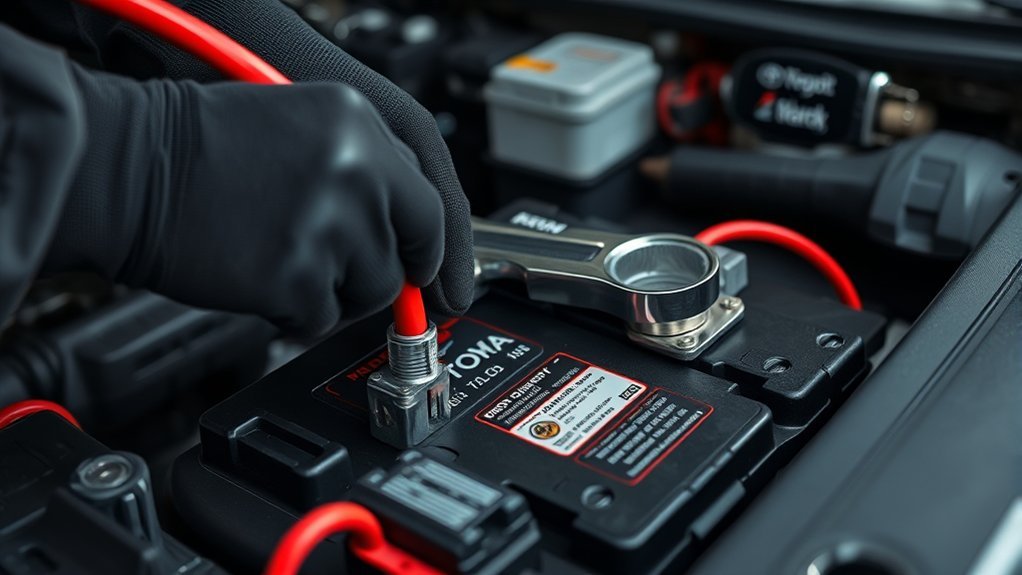 safe battery terminal reconnection