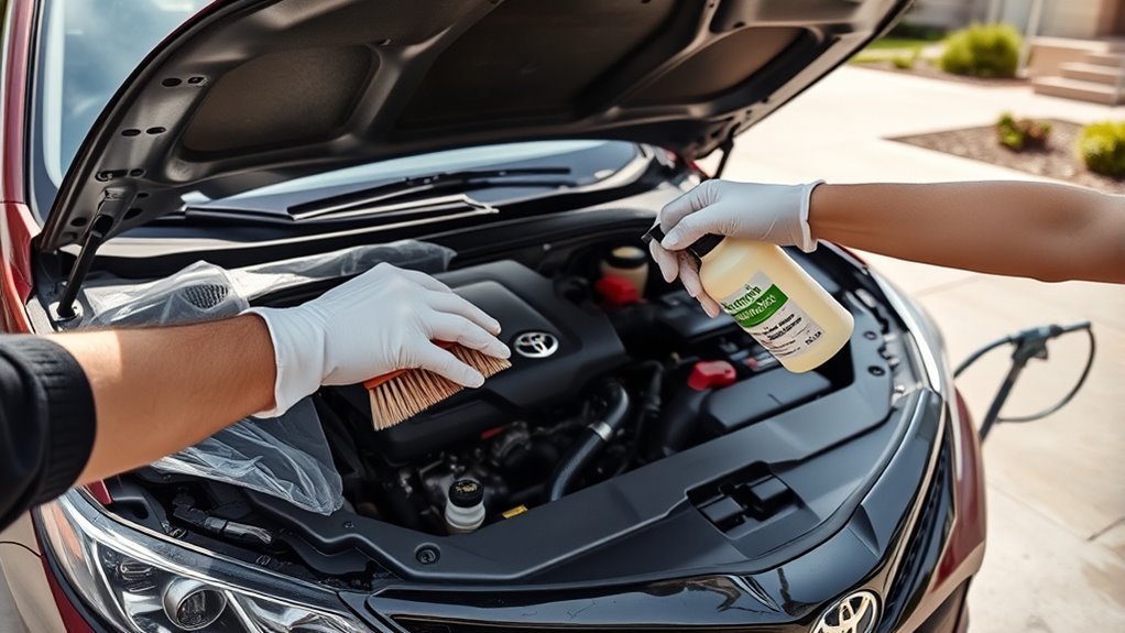 safe engine bay cleaning