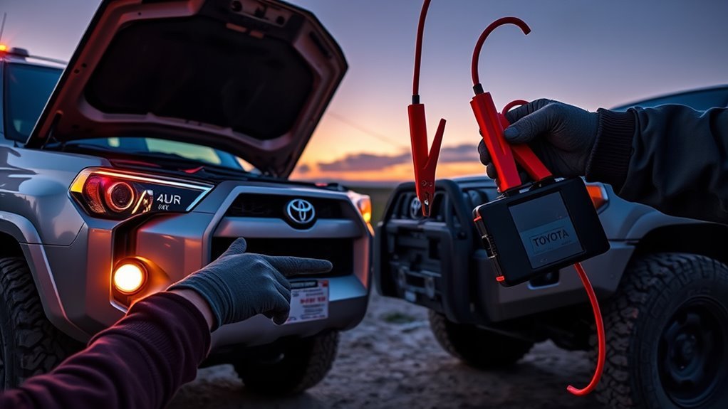 safe jump starting procedure