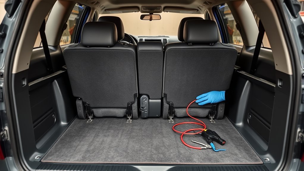 safe seatback disassembly process