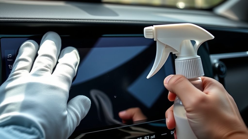 safe touchscreen cleaning steps