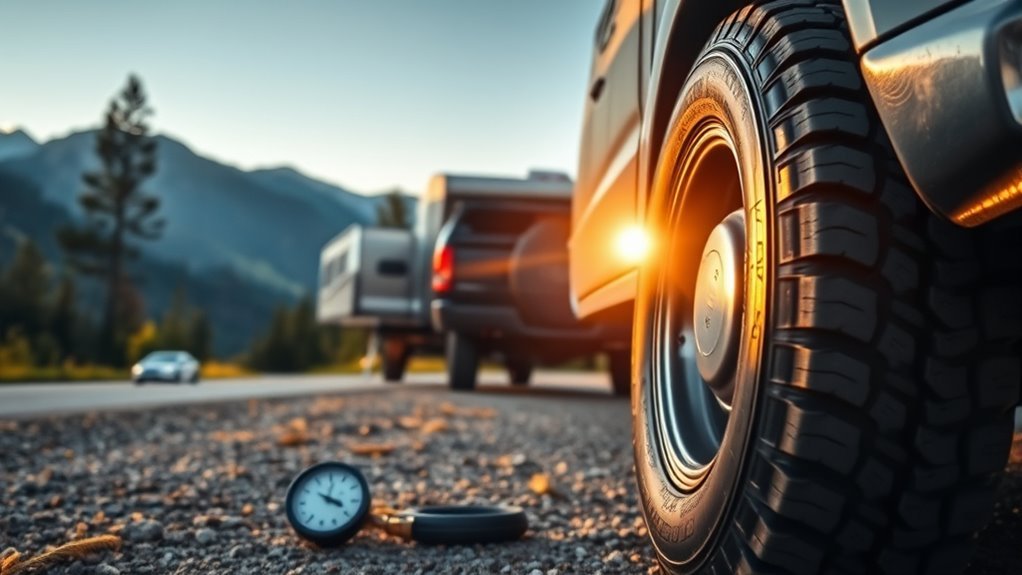 safe towing through proper inflation