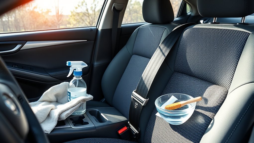 safely clean camry seat belts