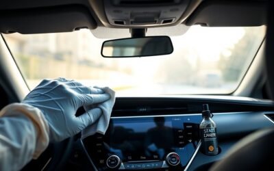 safely clean camry touchscreen