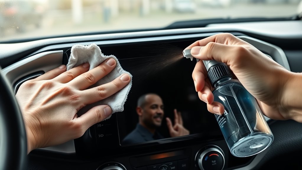 safely clean tacoma touchscreen