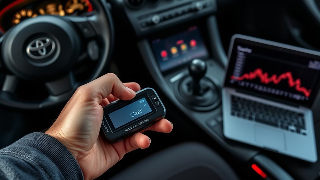 safely clear obd ii codes