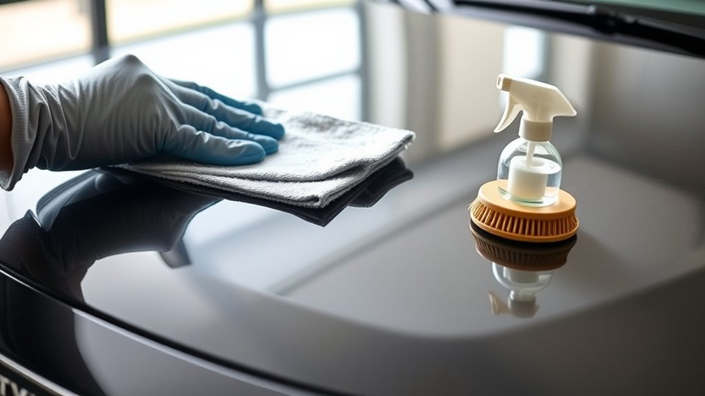 safely remove bug splatter