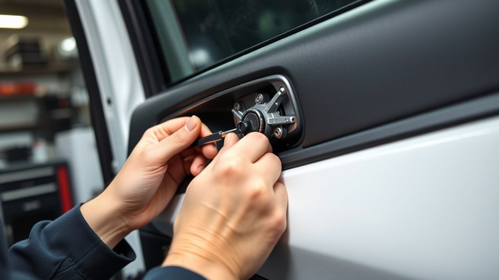 secure window during replacement