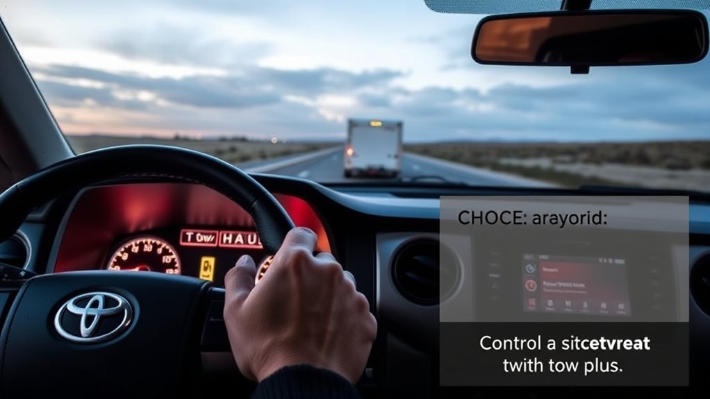 select towing mode wisely