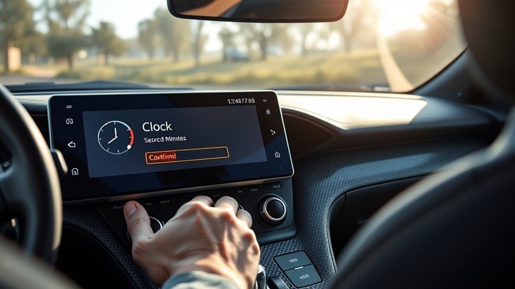 set toyota supra clock