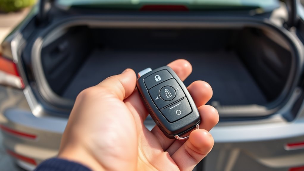 smart key tailgate control