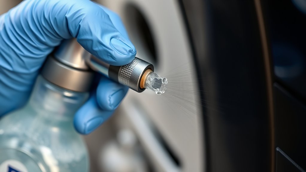 soapy water leak detection