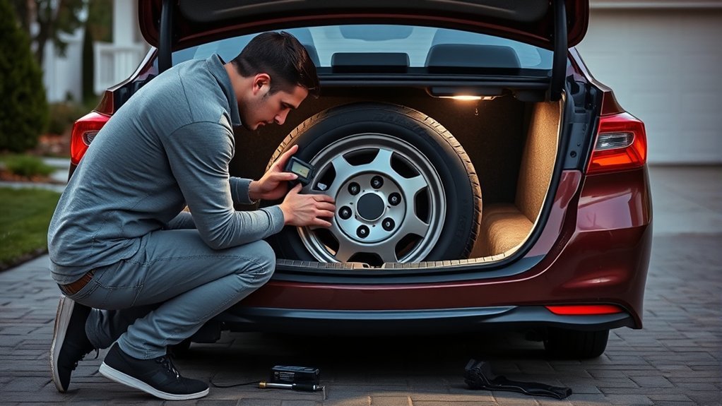 spare tire pressure safety