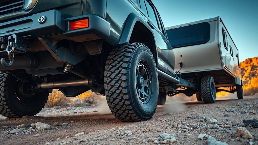 stable off road trailer towing