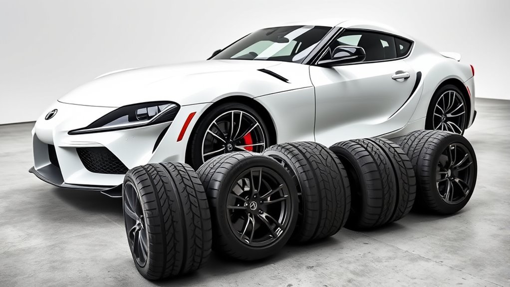 staggered tire sizes optimized