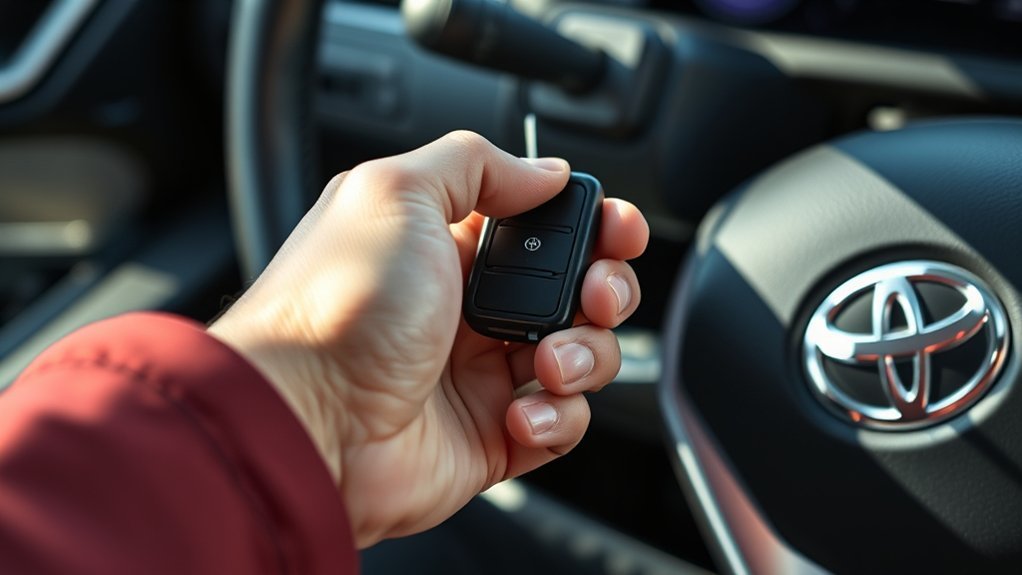 start camry with dead fob