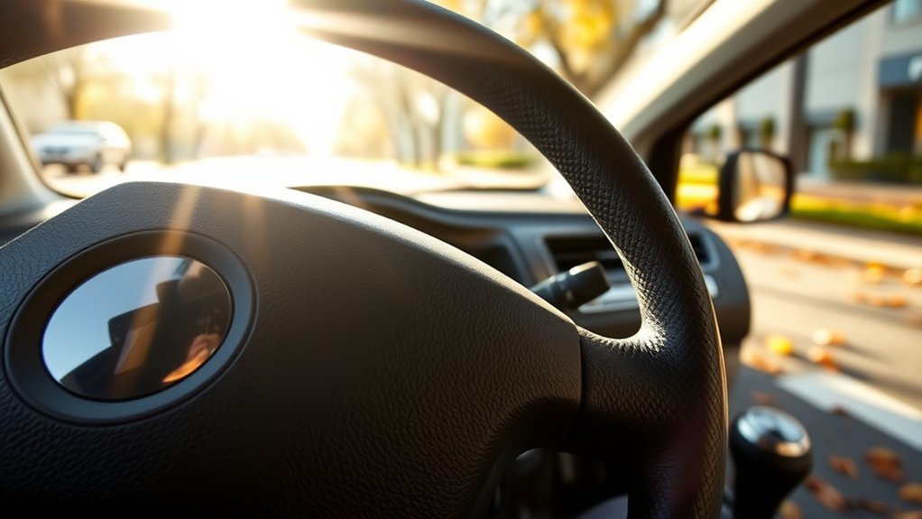 steering wheel vibration warning