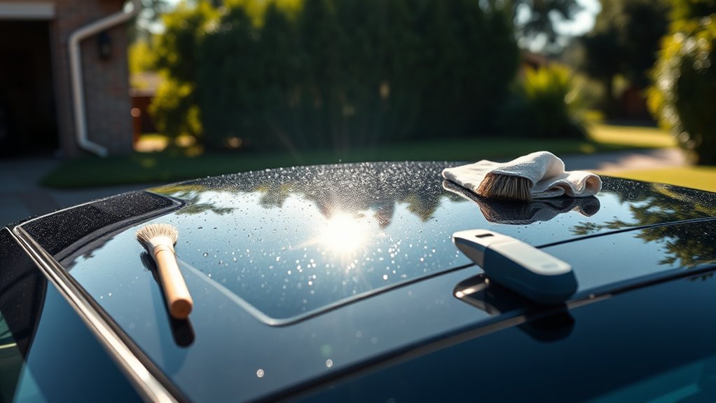 sunroof maintenance and drainage