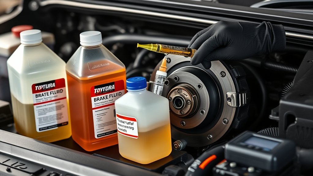 switching brake fluid safely
