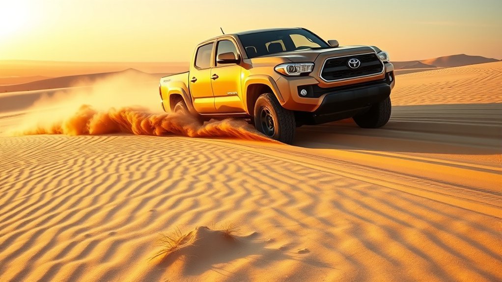 tacoma 4wd sand driving tips