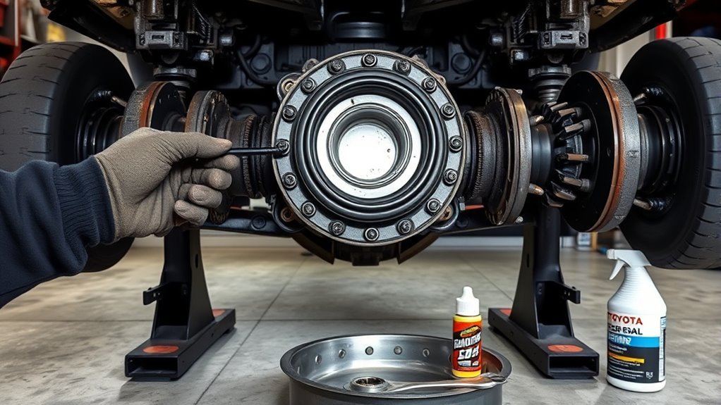 tacoma differential seal replacement