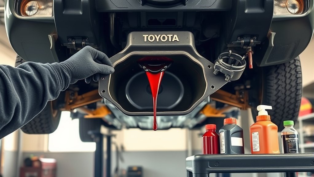 tacoma transmission fluid schedule