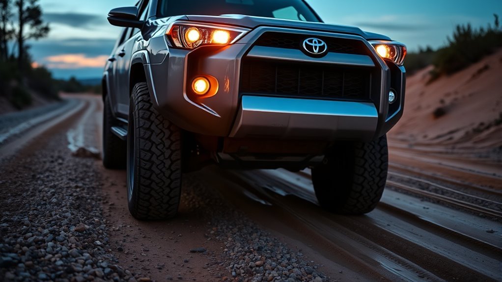 Toyota 4Runner traction and terrain systems working with H4F H4L and L4L modes