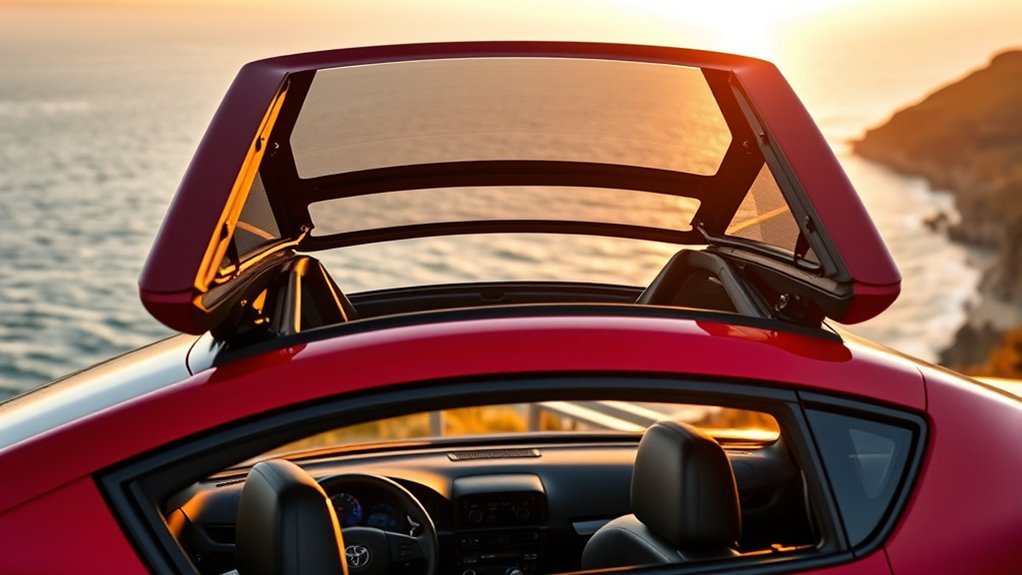 targa roof enhances driving experience