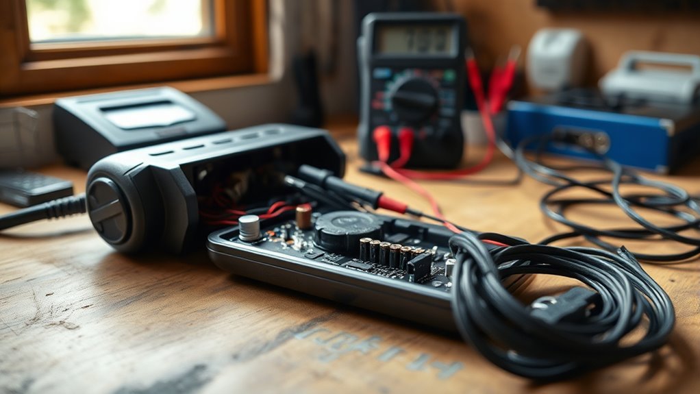 test charger and cable