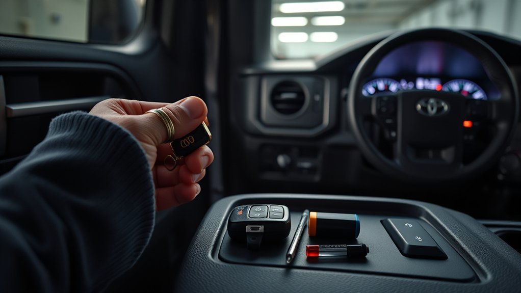 test key fob functionality